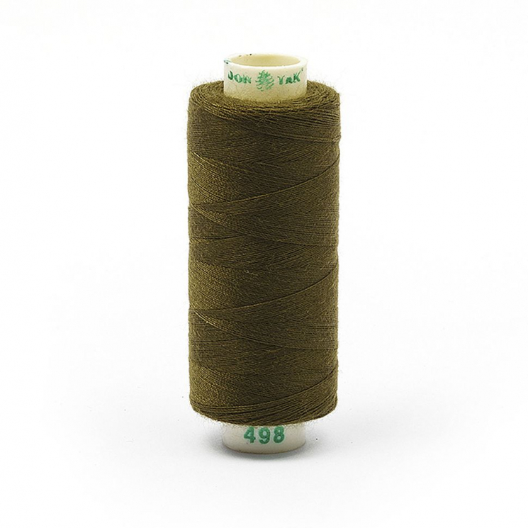 Нитки Dor Tak бытовые 40/2 полиэстер 366м цв.498 оливковый