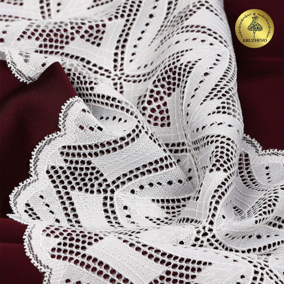 Кружево-стрейч KRUZHEVO арт.TBY.L2203 шир.180мм (под заказ)