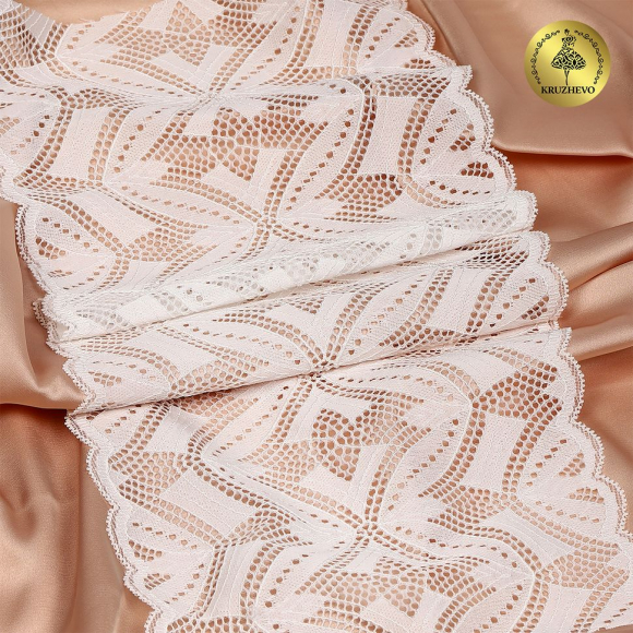 Кружево-стрейч KRUZHEVO арт.TBY.L2203 шир.180мм (под заказ)