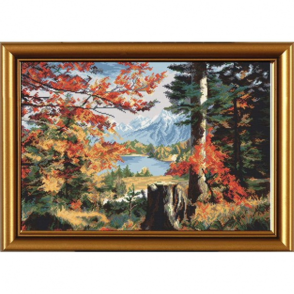 Набор для вышивания мулине НОВА СЛОБОДА арт.РЕ3250 Осень в долине 28х42 см Набор для вышивания мулине НОВА СЛОБОДА арт.РЕ3250 Осень в долине 28х42 см