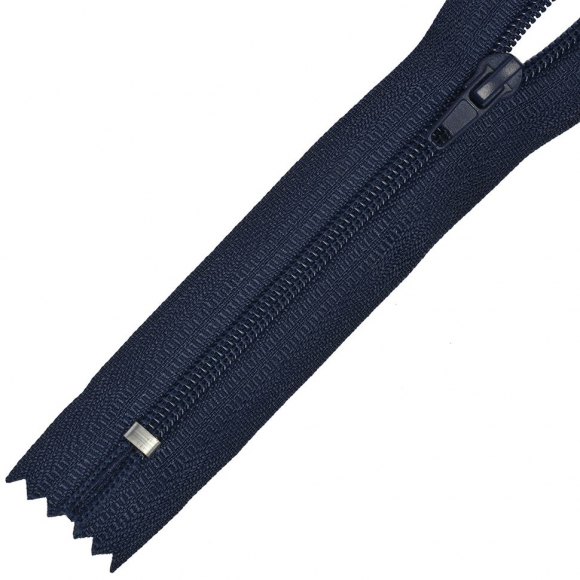Молния MaxZipper брючная №4 замок автомат, 20см н/р цв.F330 т.синий уп.100шт