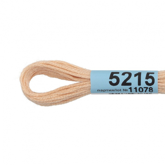 Нитки для вышивания Gamma мулине (3173-6115) 100% хлопок 24 x 8 м цв.5215 бежевый