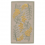 189518_Набор для вышивания футляра для очков "?tui ? Lunettes Mimosas Kit Imprim?" (Мимоза), 9 х 16,5 см 189518_Набор для вышивания футляра для очков "?tui ? Lunettes Mimosas Kit Imprim?" (Мимоза), 9 х 16,5 см