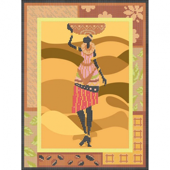 Рисунок на ткани АНГЕЛIКА арт. A553 Африка 30х40 см Рисунок на ткани АНГЕЛIКА арт. A553 Африка 30х40 см