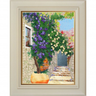 Набор для вышивания ВЫШИВАЛЬНАЯ МОЗАИКА арт. 143ПР Весна 2(с лентами) 19х25,5см