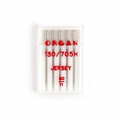 Иглы для бытовых швейных машин ORGAN джерси №80, уп.5 игл