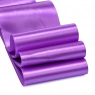 Лента атласная 75мм цв.3116 т.фиолетовый IDEAL уп.27,4 м