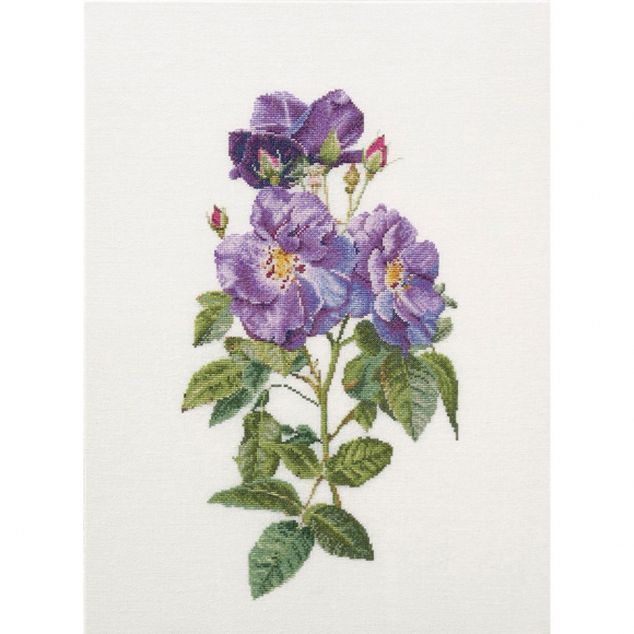 62701_Набор для вышивания "Рапсодия в голубом", канва лён 36 ct