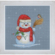 75587_Набор для вышивания "Снеговичoк"