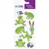 92078_Наклейки "Лягушки 2", стикеры с декоративными элементами