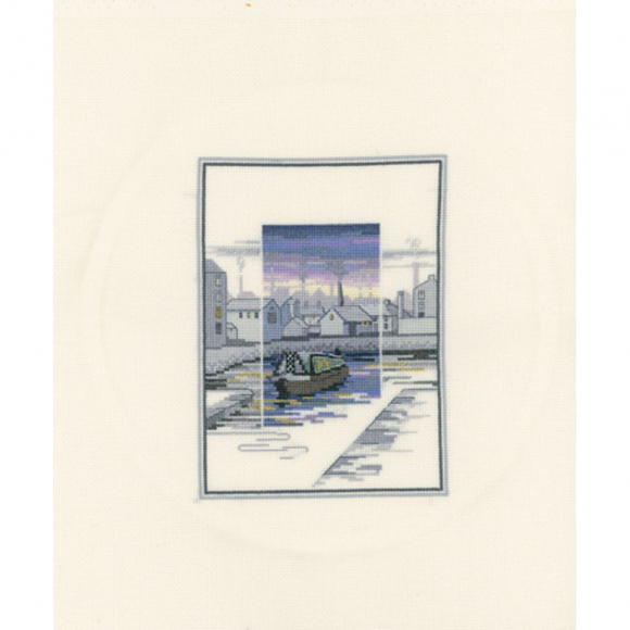 Набор для вышивания DERWENTWATER DESIGNS арт.TWL10 Canal Wharf 20х14 см