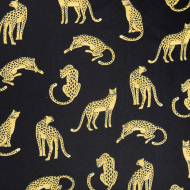 Ткань шелк Армани 90 г/м? 97% пэ, 3% спандекс шир.148 см арт.Р.50530.01 черный рул.25м