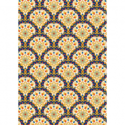 Ткань для пэчворка PEPPY Индийское Сари 146 г/м? 100% хлопок цв.ИС-12 синий уп.50х55 см