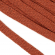 Шнур плоский х/б 15мм турецкое плетение цв.009 морковь уп.50 м