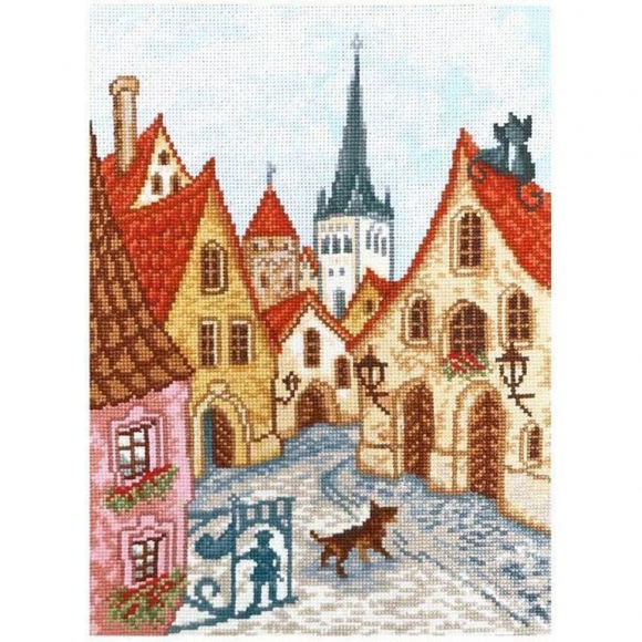 Набор для вышивания ПАЛИТРА арт.05.008 Старый Таллинн 20х27 см