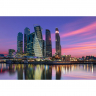 Алмазная мозаика Ah5467 Москва-Сити 40х60