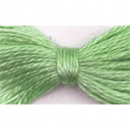 Нитки мулине цв.8604 св.зеленый 12х10м С-Пб