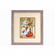 99338_Вышитая картина "Елочная лиана"