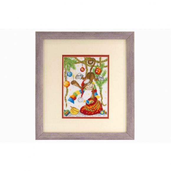 99338_Вышитая картина "Елочная лиана" 99338_Вышитая картина "Елочная лиана"