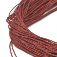 Шнур для мокасин, 1с-16, 1.5мм, цв. бордо уп.200м