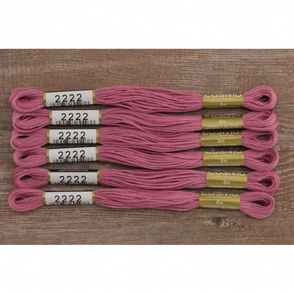 Мулине COSMO однотонный цвет 2222