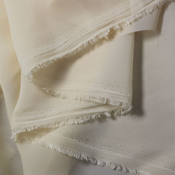 Ткань Шифон 80 г/м? 100% полиэстер шир.150 см арт.Р.14924.03 цв.03 нюдовый уп.40м