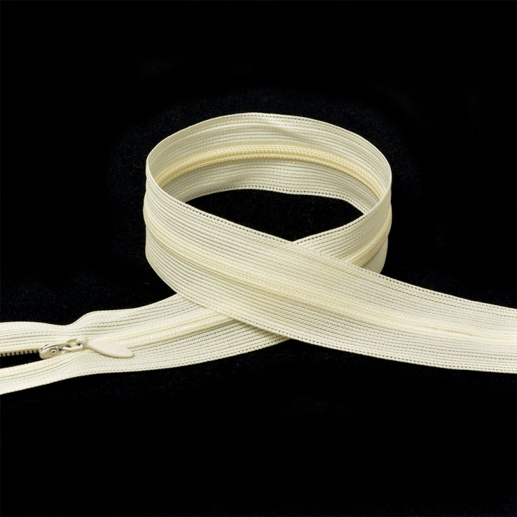 Молния MaxZipper пласт. потайная №3 50см н/р цв.F104 молочный уп.50шт