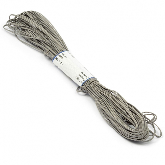 Шнур отделочный 1с13 Сутаж 1,8мм цв.серый уп.20м