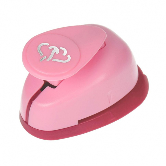 66385_Дырокол фигурный "Два сердца"