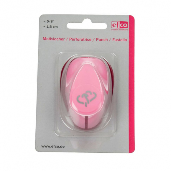 66385_Дырокол фигурный "Два сердца"