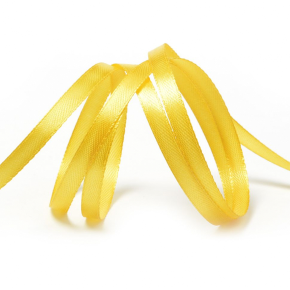 Лента атласная 6мм цв.3016 т.желтый IDEAL уп.27,4 м Лента атласная 6мм цв.3016 т.желтый IDEAL уп.27,4 м