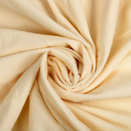 Ткань Хлопок крэш 90 г/м? 100% хлопок шир.150 см арт.TBY.Caw.37 цв.св.бежевый уп.1м