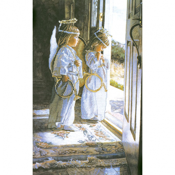 Набор для вышивания CANDAMAR DESIGNS арт.51315 Маленькие ангелы 25,4х40,6 см Набор для вышивания CANDAMAR DESIGNS арт.51315 Маленькие ангелы 25,4х40,6 см