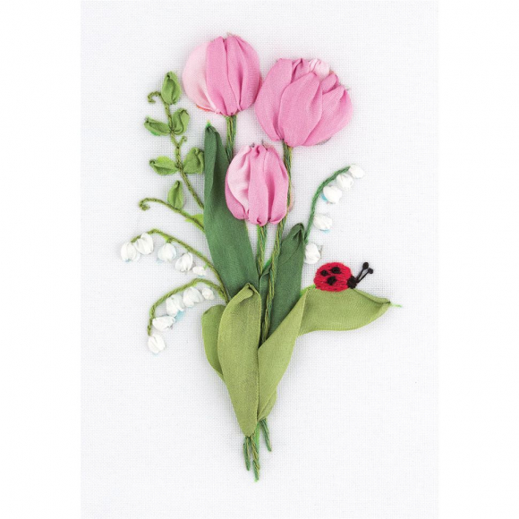 Набор для вышивания PANNA Живая картина арт. JK-2135 Нежность весны 11х16 см