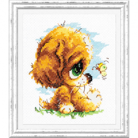 Набор для вышивания ЧУДЕСНАЯ ИГЛА арт.16-14 Милый глупыш 12х14 см