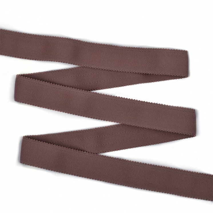 Резинка LAUMA бельевая для бретелей 610 25мм цв.980 ирландский кофе уп.20м