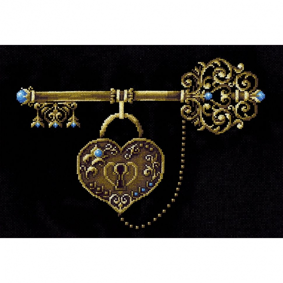 Набор для вышивания СДЕЛАЙ СВОИМИ РУКАМИ арт.К-37 Ключ счастья 35х26 см