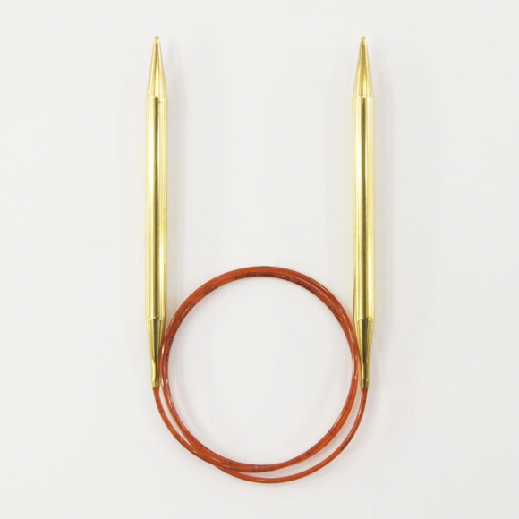 23638_Спицы круговые позолоченные с удлиненным кончиком, №8, 80 см 23638_Спицы круговые позолоченные с удлиненным кончиком, №8, 80 см