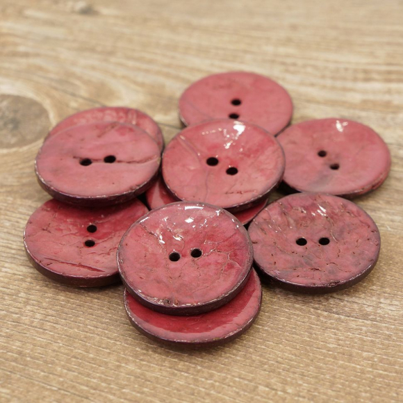 Пуговицы CONCEPT, размер 48, кокос, цвет COL.10 фуксия