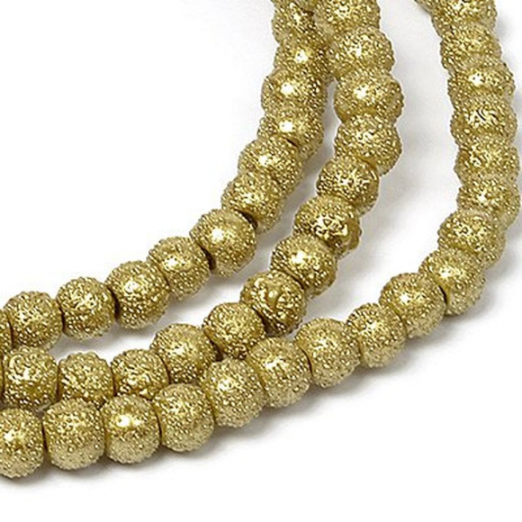 Бусины стеклянные TESОRO  арт.TS-GB29  цв.27 болотный ?6 мм, in ?1 мм 82см (154 ±3 бусины)