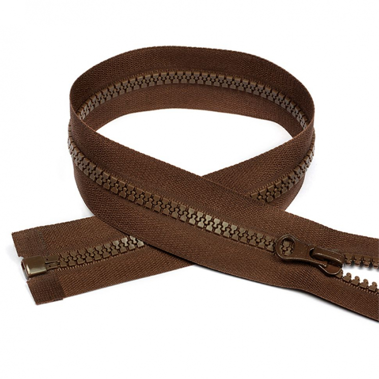 Молния MaxZipper трактор №5 1 замок усил.зв., 85см, цв.F303 коричневый уп.50шт