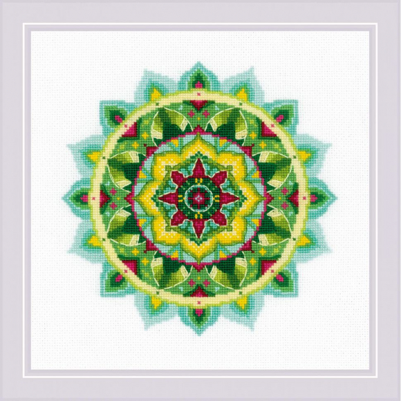 Набор для вышивания РИОЛИС арт.1964 Мандала «Самопознание» 20х20 см