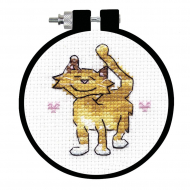 Набор для вышивания DESIGN WORKS арт.20066 Золотой котенок Набор для вышивания DESIGN WORKS арт.20066 Золотой котенок