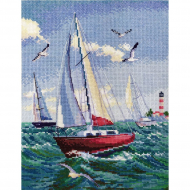 Набор для вышивания МАРЬЯ ИСКУСНИЦА арт.02.012.06 Яхты 17х23 см