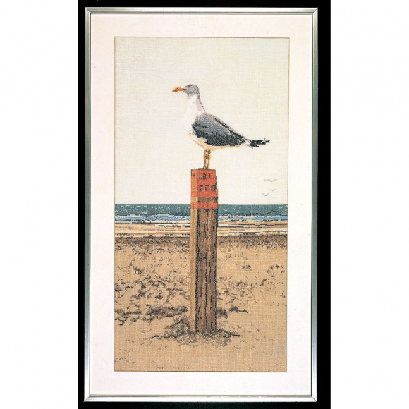 Набор для вышивания THEA GOUVERNEUR арт.1062А Чайка 33х65 см