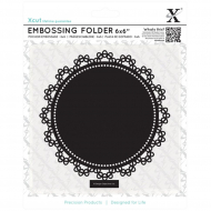 87555_Форма для эмбоссирования "Кружевной круг"