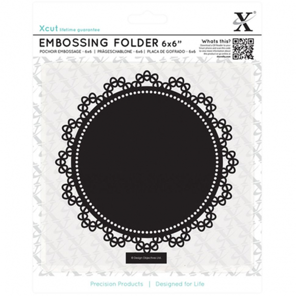 87555_Форма для эмбоссирования "Кружевной круг"