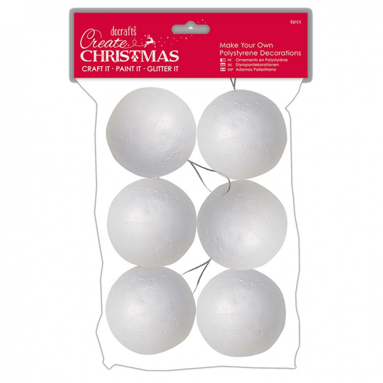 106013_Набор форм из пенопласта "Шар" (6 шт) Create Christmas