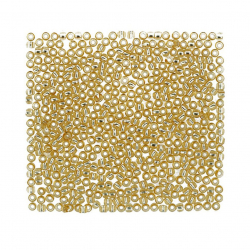 Бисер Япония "TOHO" 11/0  круглый 2  2.2 мм 5 х 5 г №0022 св.золотистый