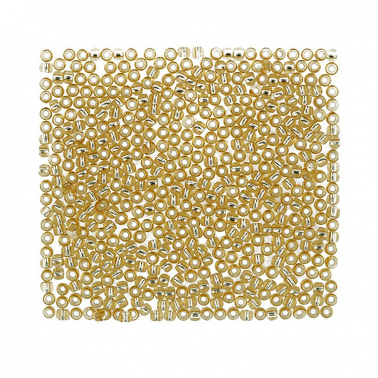 Бисер Япония "TOHO" 11/0  круглый 2  2.2 мм 5 х 5 г №0022 св.золотистый